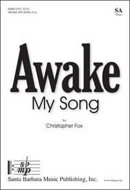 Awake My Song SA choral sheet music cover Thumbnail